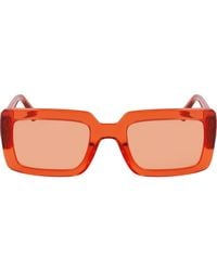 Longchamp - 53Mm Rectangular Sunglasses - Lyst