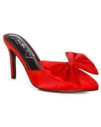 LONDON RAG - Sidonie Bow Mule Pump - Lyst