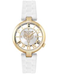 Philipp Plein - Tiger Luxe Silicone Strap Watch, 36Mm - Lyst