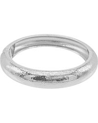 Adornia - Textured Bangle Bracelet - Lyst