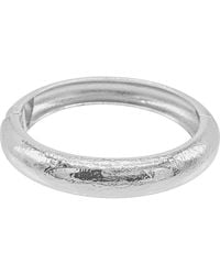 Adornia - Textured Bangle Bracelet - Lyst