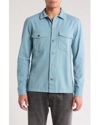 AllSaints - Aerial Slim Fit Organic Cotton Shirt Jacket - Lyst