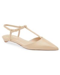 Vince Camuto - Varena Ankle Strap Pointed Toe Flat - Lyst