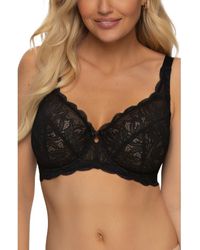Felina - Lace Unlined Underwire Bra - Lyst