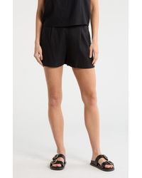 Madewell - Solid Linen Blend Shorts - Lyst