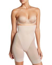 Tc Fine Intimates - Sheer High-Waist Thigh Slimmer Shapewear - Lyst