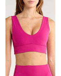 X By Gottex - Rib Insert Activewear Bra - Lyst