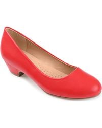 Journee Collection - Sensible Lift Dress Pump - Lyst