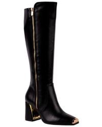 Ninety Union - Link Nipped Toe Knee High Boot - Lyst