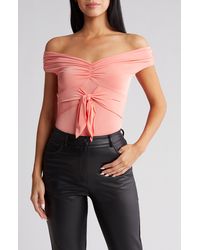 Vici Collection - Look This Way Off The Shoulder Bodysuit - Lyst