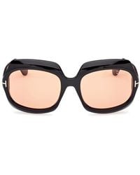 Tom Ford - Ren 60Mm Geometric Sunglasses - Lyst