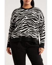 Nordstrom Rack - Crewneck Jacquard Sweater - Lyst