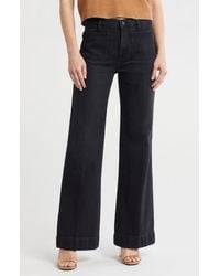 7 For All Mankind - Modern Dojo Tailorless Patch Pocket Wide Leg Trouser Jeans - Lyst