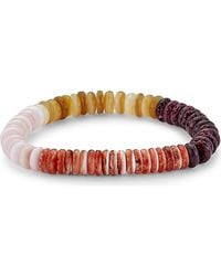 Samuel B. - Beaded Shell Stretch Bracelet - Lyst
