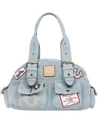 TRUE RELIGION - Multipatch Satchel Bag - Lyst