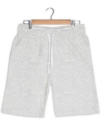 FLEECE FACTORY - Core Fleece Drawstring Shorts - Lyst
