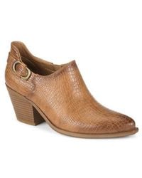 BareTraps - Yanah Croc Embossed Faux Leather Bootie - Lyst