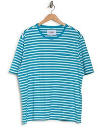 Corridor NYC - Blue Stripe Organic Cotton T-shirt - Lyst