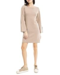 Max Studio - Boat Neck Flare Sleeve Sweater Dress - Lyst