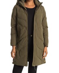 french connection packable hooded puffer jacket