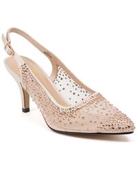 Lady Couture - Lola Embellished Pointed Toe Slingback Pump - Lyst