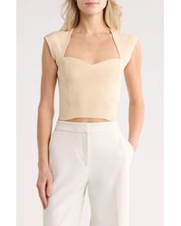 Jonathan Simkhai - Abia Ribbed Crop Top - Lyst