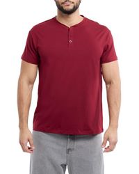 Xray Jeans - Short Sleeve Henley - Lyst