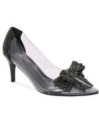 BERNESS - Nala Rhinestone Clear Pump - Lyst
