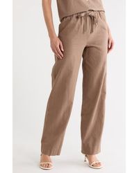 Vince - Tie Front Pull-On Pants - Lyst