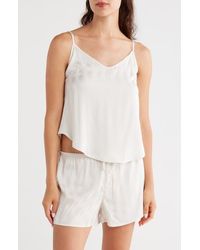 Danskin - Satin Jacquard Short Pajamas - Lyst