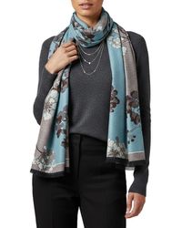Saachi - Botanical Reversible Print Scarf - Lyst