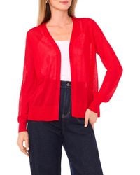 Vince Camuto - Tissue Knit Cardigan - Lyst