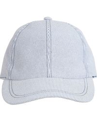Bruno Magli - Stripe Baseball Cap - Lyst