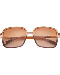 Ted Baker - 56Mm Gradient Square Sunglasses - Lyst
