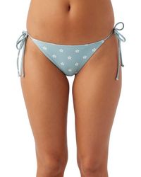 O'neill Sportswear - Saltwater Essentials Maracas Side Tie Bikini Bottoms - Lyst