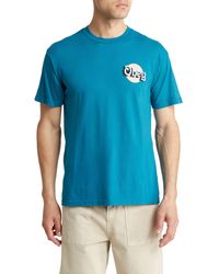 Obey - Dot Logo Organic Cotton T-shirt - Lyst