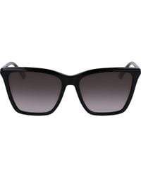 Longchamp - Le Pliage 56Mm Gradient Rectangular Sunglasses - Lyst
