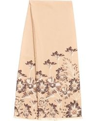 Saachi - Floral Pattern Reversible Scarf - Lyst