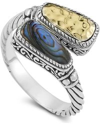 Samuel B. - Sterling & 18K Abalone Bypass Ring - Lyst