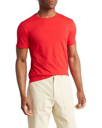 T.R. Premium - Solid Crewneck T-Shirt - Lyst