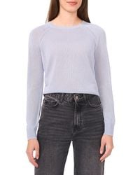 Halogen® - Crewneck Raglan Sleeve Sweater - Lyst