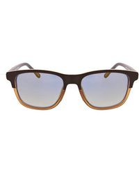 Hurley - 55Mm Polarized Square Sunglasses - Lyst