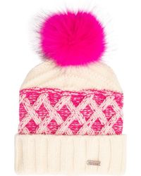 San Diego Hat - Faux Fur Pom Beanie - Lyst