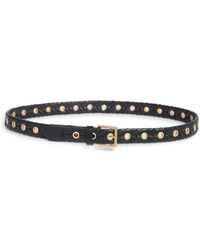 AllSaints Alice Eyelet Woven Leather Belt – Black/Warm Brass – Size S/M – NWT AllSaints Alice Eyelet Woven Leather Belt | Lyst main image 4
