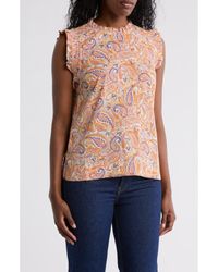 DR2 by Daniel Rainn - Smocked Sleeveless Top - Lyst
