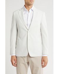 Calvin Klein - Solid Seersucker Stretch Sports Coat - Lyst