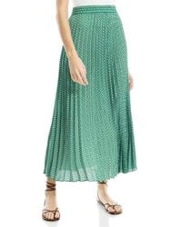 Max Studio - Pleated Maxi Skirt - Lyst