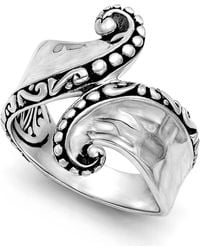Samuel B. - Sterling Paisley Wave Ring - Lyst