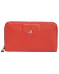 Longchamp - Le Pilage Cuir Zip Wallet - Lyst