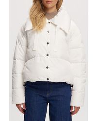 Noize - Cropped Puffer Jacket - Lyst